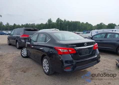 2016 Nissan Sentra S z USA, uszkodzony, nr VIN 3N1AB7AP9GY259348